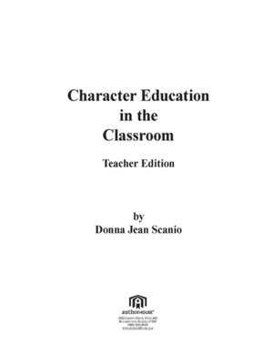 cover image of Character Education in the Classroom